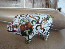 Seltenes cloisonne schwein gebraucht kaufen  Mahlow
