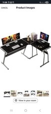 corner computer desk black for sale corner computer desk black for sale  CHIPPENHAM