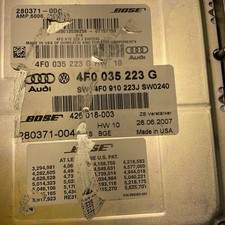 2007-20010 Audi A6 S6 Q7 BOSE Audio AMPLIFICADOR DE SOM 4F0035223G FABRICANTE DE EQUIPAMENTO ORIGINAL comprar usado  Enviando para Brazil