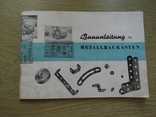 Bauanleitung metallbaukasten v gebraucht kaufen  Oelsnitz