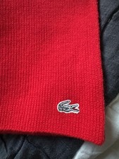 Red lacoste woolen for sale  BIRMINGHAM