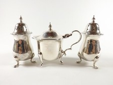 silver cruet set for sale  NEWMARKET