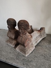 Pair antique chenets d'occasion  Expédié en Belgium