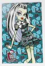 2011 MONSTER HIGH DOLLS Pocztówka 15 x 10 cm (6" x 4") Oryginalny Mattel Panini #031 na sprzedaż  PL