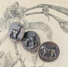 Antique metal buttons d'occasion  Expédié en Belgium