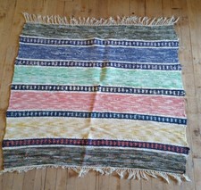 Tapete de pano antigo importado feito à mão sueco corredor (42 x 38 polegadas) muito bonito comprar usado Tapete de pano antigo importado feito à mão sueco corredor (42 x 38 polegadas) muito bonito comprar usado  Enviando para Brazil