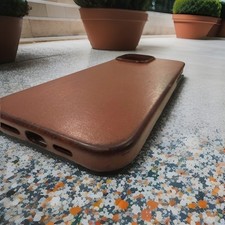 Capa de Couro Apple Marrom Dourado iPhone 14 Pro Max – MagSafe | Luxo Pré-Patina, usado comprar usado  Enviando para Brazil