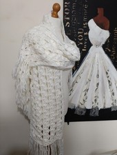 Vintage white crochet for sale  UK