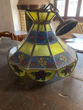 Lampadario vetro piombo usato  Villachiara