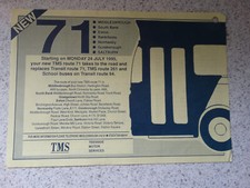 Tms leaflet midlesbrough for sale  TRURO