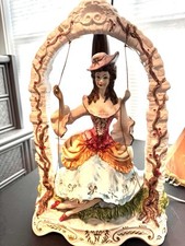 Capodimonte lamp lady for sale  Stockbridge