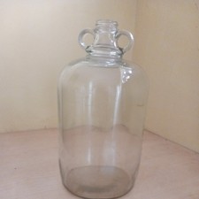 Clear demijohn glass for sale  WALTON ON THE NAZE
