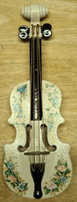 Violino branco decorativo de madeira 7 polegadas com rosas comprar usado  Enviando para Brazil