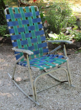 Vintage webbed aluminum for sale  Mays Landing