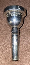 Usado, Bocais de trombone Blessing com haste grande 6 1/2 Al haste grande em prata Pl comprar usado  Enviando para Brazil