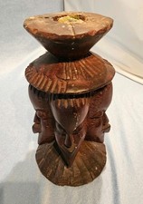 Handgeschnitzter tribalart ker gebraucht kaufen  Hagen