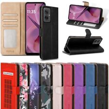 Capa telefone suporte flip RFID magnética carteira couro para Motorola Moto G35 comprar usado  Enviando para Brazil