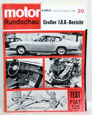 Motor rundschau 1967 gebraucht kaufen  Westerrönfeld