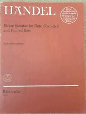 Handel eleven sonatas for sale  DONCASTER