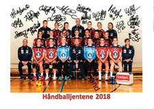 Autogrammfoto handballjentene  gebraucht kaufen  Dortmund