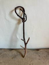Fantástico Gancho de Secagem Antigo Feito à Mão Ramo de Árvore Casa de Fumaça Madeira RARO 3 Braços comprar usado  Enviando para Brazil