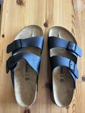 Birkenstock arizona schwarz gebraucht kaufen  Selters