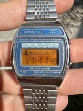 Vintage 1980 Casio Melody Alarm 82 M-1230 Relógio Digital Raro Completo Original Masculino comprar usado  Enviando para Brazil
