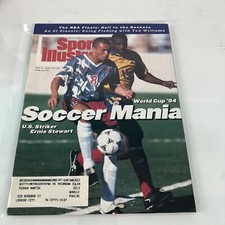 Sports Illustrated World Cup Soccer Mania Ernie Stewart 4 de julho de 1994, usado comprar usado  Enviando para Brazil