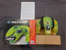 Controle Nintendo 64 N64 verde extremo completo na caixa na caixa formato quase perfeito na caixa comprar usado  Enviando para Brazil
