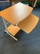 Office WORKSTATION Desk 4 Section On Wheels 80cm Study Computer Table Desks, usado comprar usado  Enviando para Brazil