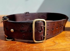 Leather belt genuine for sale  LLANBEDRGOCH