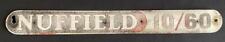 Nuffield tractor aluminum for sale  UK