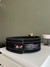 Aqf powerlifting leather for sale  LUTON