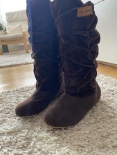 Braune winterboots stiefel gebraucht kaufen  Leipzig