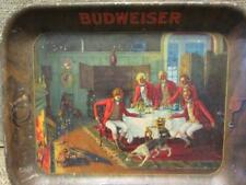 Bandeja de cerveja vintage Budweiser RARA caça raposa antiga cervejaria Bud Light 10825 comprar usado  Enviando para Brazil