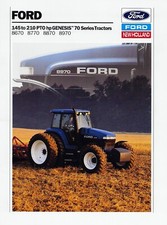1993 FORD-NH 8670 THRU 8970 GENISIS TRATORES - FOLHETO ORIGINAL, usado comprar usado  Enviando para Brazil