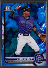 2022 Bowman Chrome safira Adael Amador Rockies BDC-59 comprar usado  Enviando para Brazil