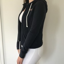 Hollister navy zip for sale  DIDCOT