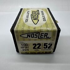 Nosler bullets box for sale  Abilene