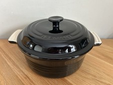 Creuset black casserole for sale  GAINSBOROUGH
