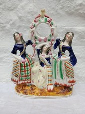 Antique saffordshire figural for sale  HELSTON