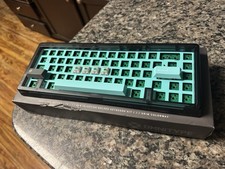 Teclado Bauer Lite cor sombria com placa de alumínio azul-petróleo costeiro, usado comprar usado  Enviando para Brazil