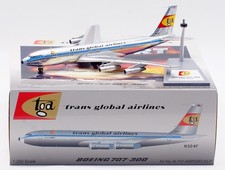 Modelo de aeronave de metal fundido B-Models 1:200 TRANS GLOBAL AIRLINES Boeing 707-300 N324F comprar usado  Enviando para Brazil