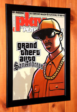 Grand Theft Auto San Andreas PS3 Xbox promocional raro pequeno pôster/página de anúncio emoldurada. comprar usado  Enviando para Brazil