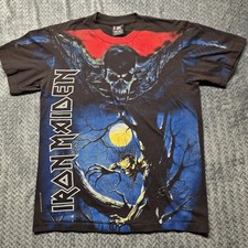 Camiseta Iron Maiden Vintage 1992 Camiseta Gigante Jays Eddie Moon Tour Metal EUA Grande comprar usado Camiseta Iron Maiden Vintage 1992 Camiseta Gigante Jays Eddie Moon Tour Metal EUA Grande comprar usado  Enviando para Brazil