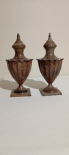 2 urnas de latão vintage Hosley 9,5" com tampas - Coleção clássica: Cinnabar #BS96505 comprar usado  Enviando para Brazil