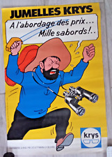 Tintin affiche publicitaire d'occasion  Billy-Montigny