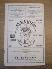1955 ayr united for sale  EDINBURGH