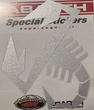 Adesivo abarth scorpion usato  Lauria