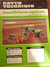 Revue technique tracteur d'occasion  Arnage